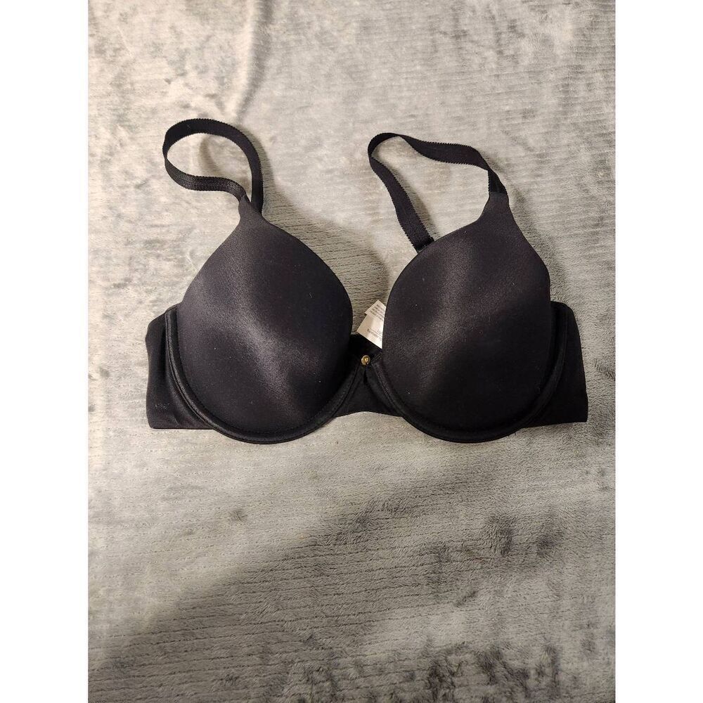 Auden Size 34D Lightly Lined Tshirt Bra Black